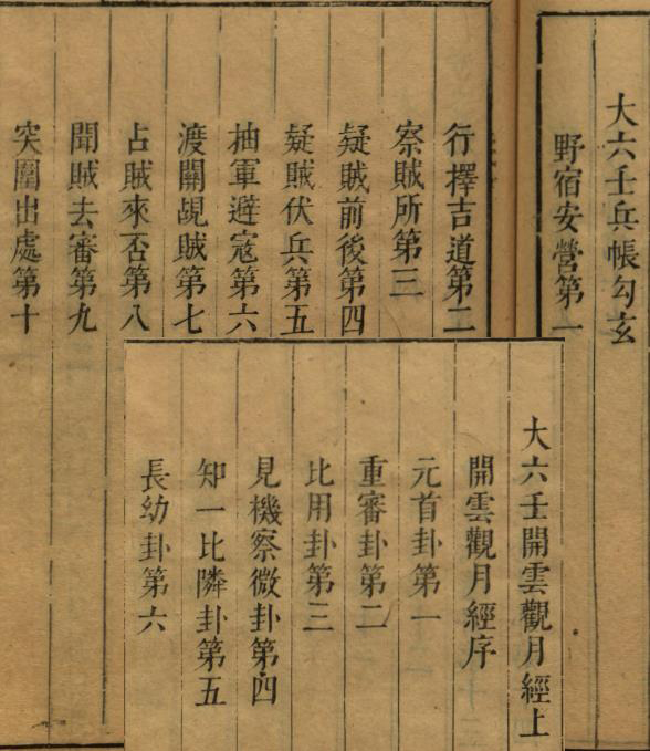 大六壬开云观月经（大六壬64卦）+大六壬兵账勾玄 二合一版pdf